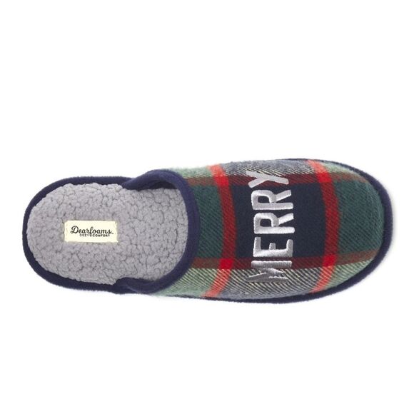 Dearfoams Mens Slippers
Sz M 9-10 Merry Vibes NWT 🏷 great gift! - Picture 2 of 16